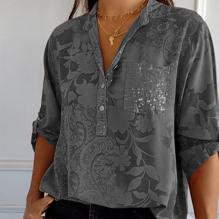 Mirla | Elegant V-hals – Feminin och Stilfull-Eva Jonsson
