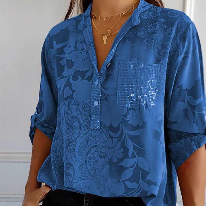 Mirla | Elegant V-hals – Feminin och Stilfull-Eva Jonsson