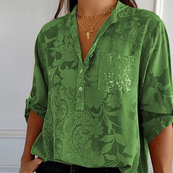 Mirla | Elegant V-hals – Feminin och Stilfull-Eva Jonsson