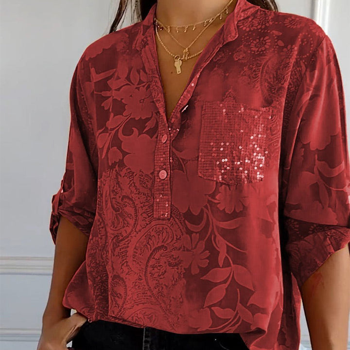 Mirla | Elegant V-hals – Feminin och Stilfull-Eva Jonsson