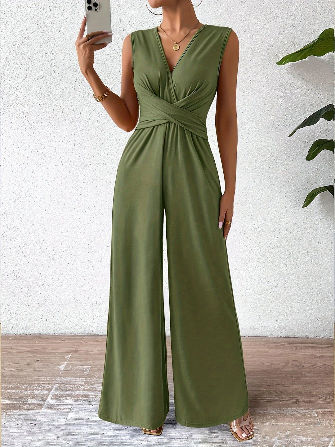 Mirla | Elegant ärmlös jumpsuit med smickrande passform-Eva Jonsson