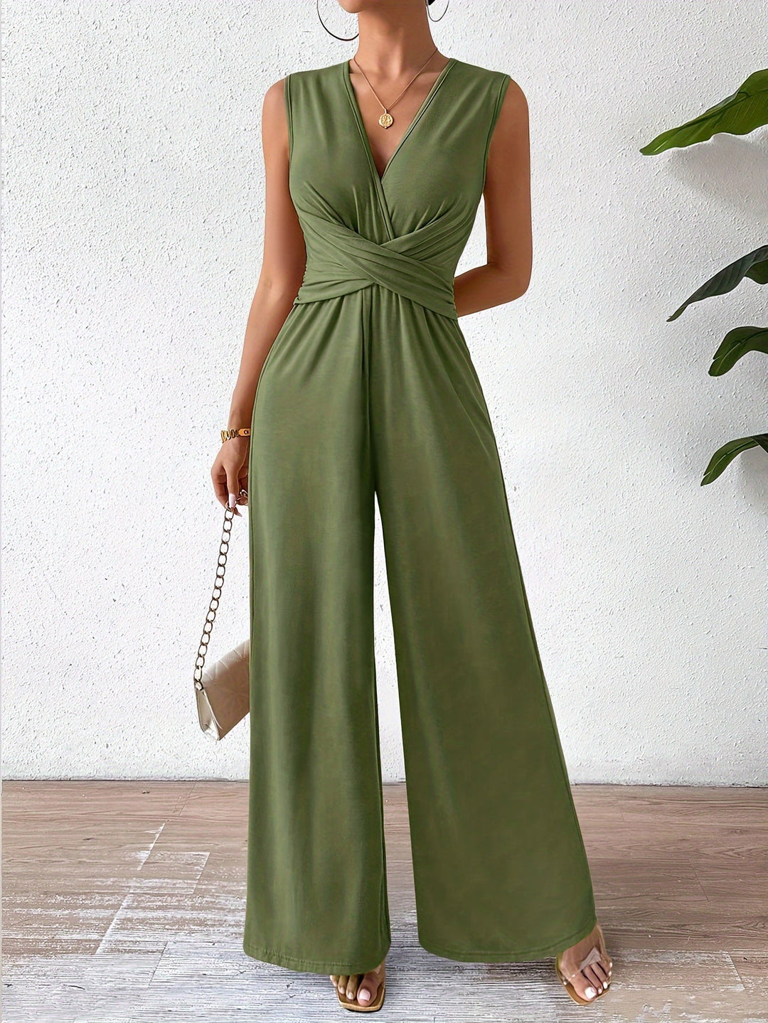 Mirla | Elegant ärmlös jumpsuit med smickrande passform-Eva Jonsson