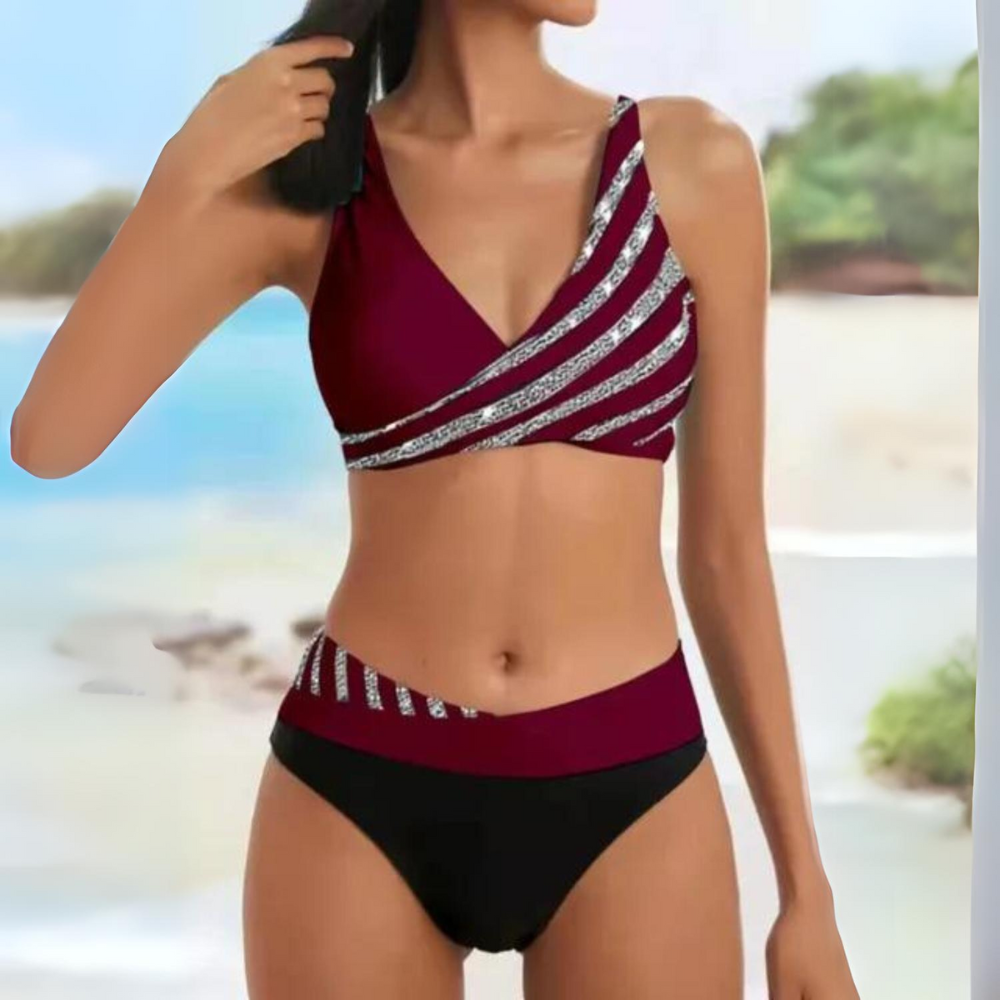 Mirla | Elegant bikini med låg midja-Eva Jonsson