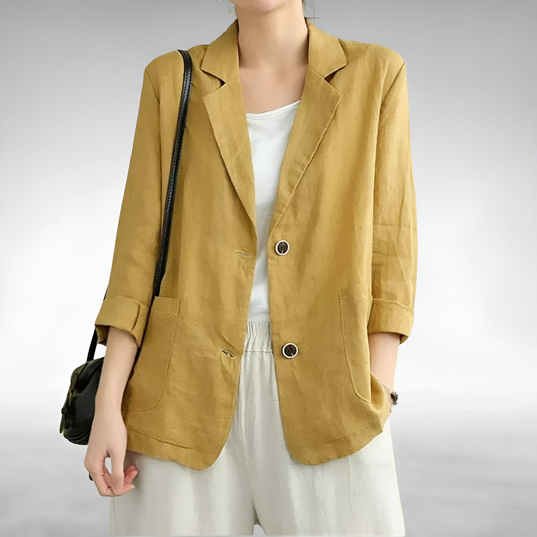 Mirla | Elegant blazer med avslappnad passform-Eva Jonsson