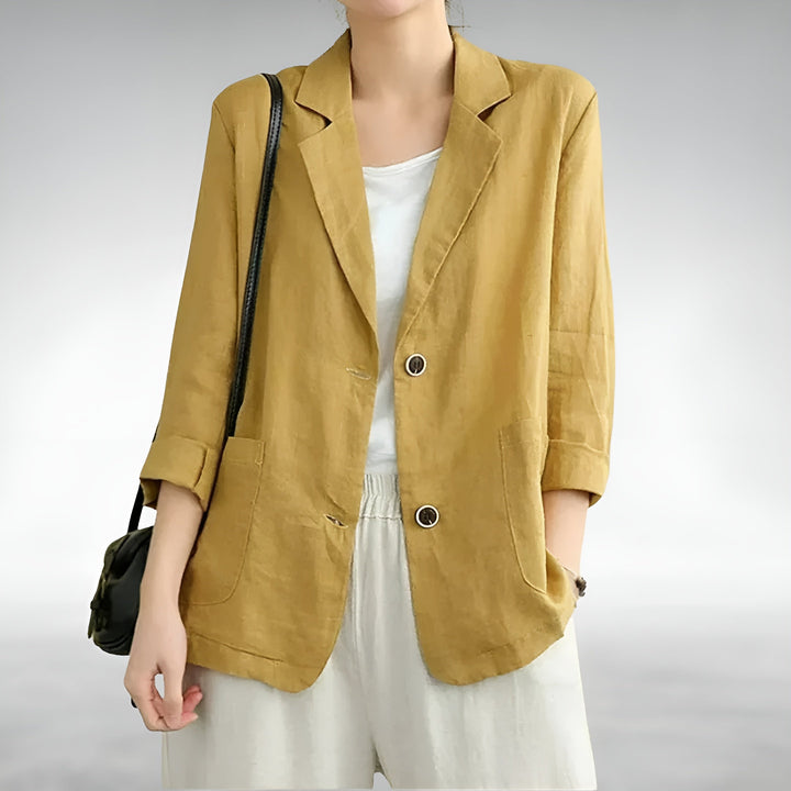 Mirla | Elegant blazer med avslappnad passform-Eva Jonsson