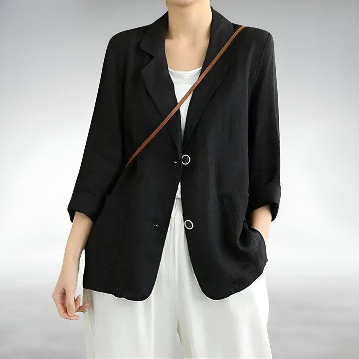 Mirla | Elegant blazer med avslappnad passform-Eva Jonsson