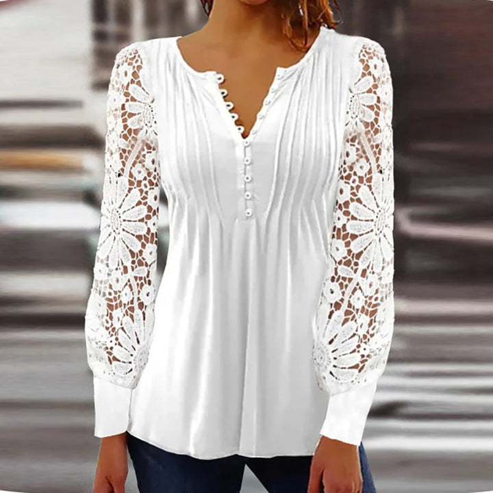 Mirla | Elegant blus med långa ärmar-Eva Jonsson