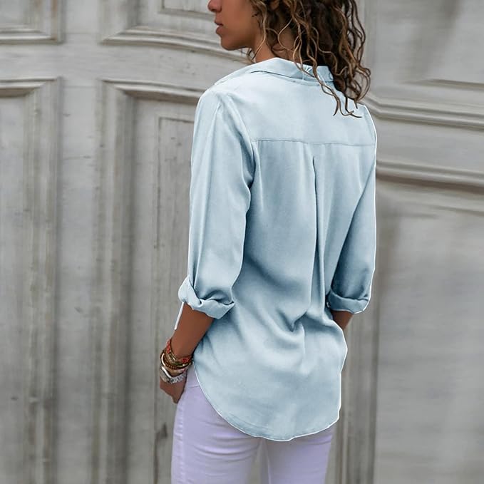 Mirla | Elegant chiffongblus för kvinnor-Eva Jonsson