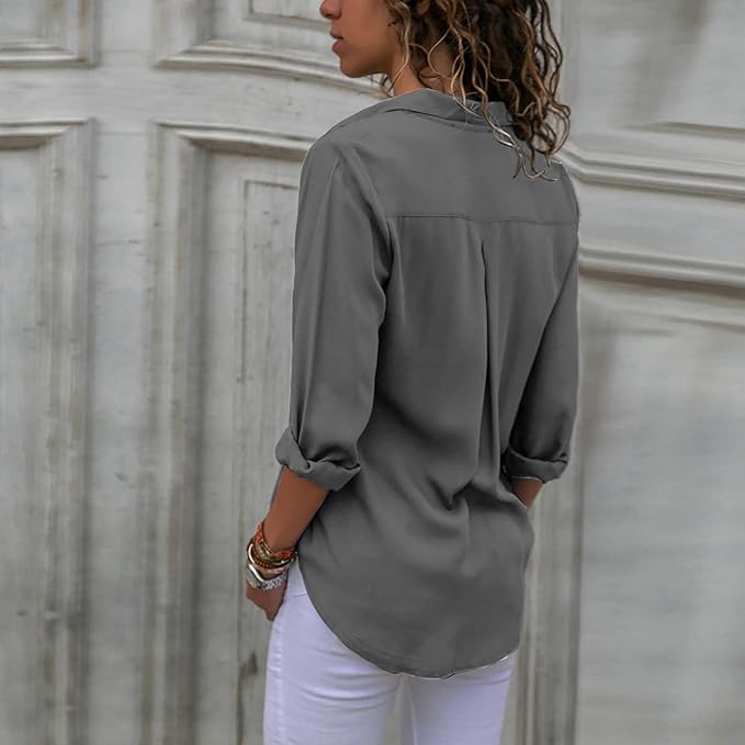 Mirla | Elegant chiffongblus för kvinnor-Eva Jonsson
