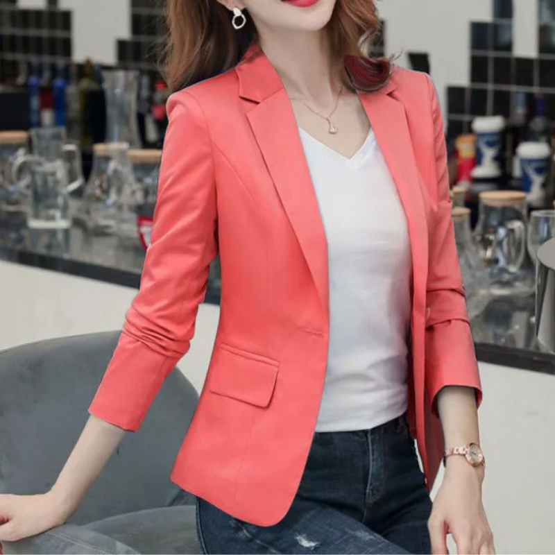 Mirla | Elegant damblazer med långa ärmar Idealisk för arbetet-Eva Jonsson