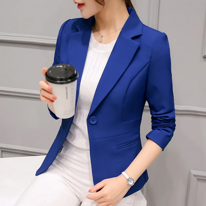 Mirla | Elegant damblazer med långa ärmar Perfekt för jobbet-Eva Jonsson