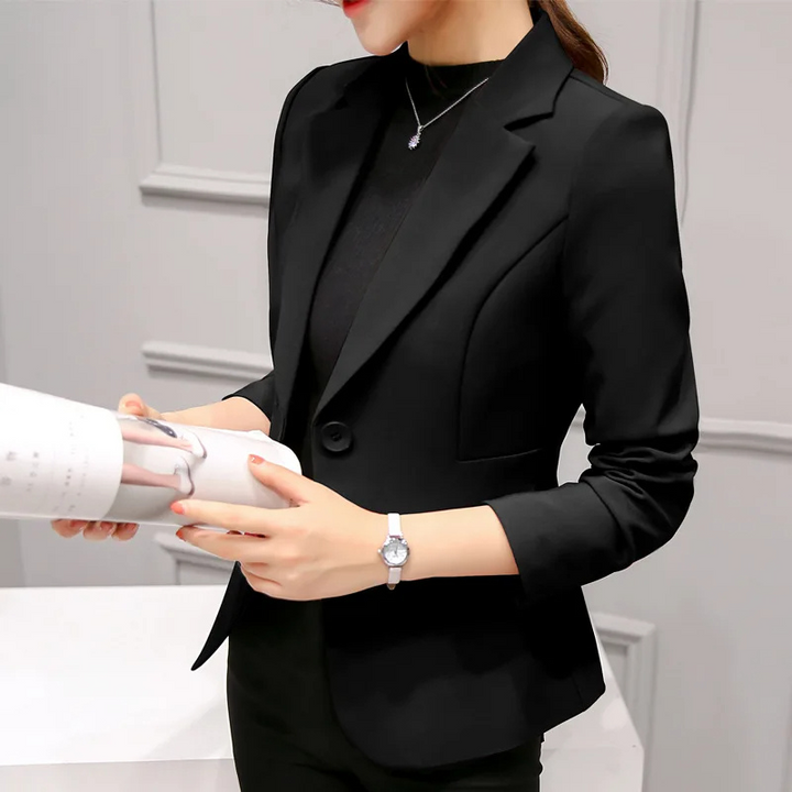 Mirla | Elegant damblazer med långa ärmar Perfekt för jobbet-Eva Jonsson
