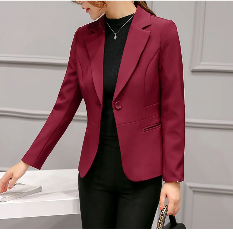 Mirla | Elegant damblazer med långa ärmar Perfekt för jobbet-Eva Jonsson