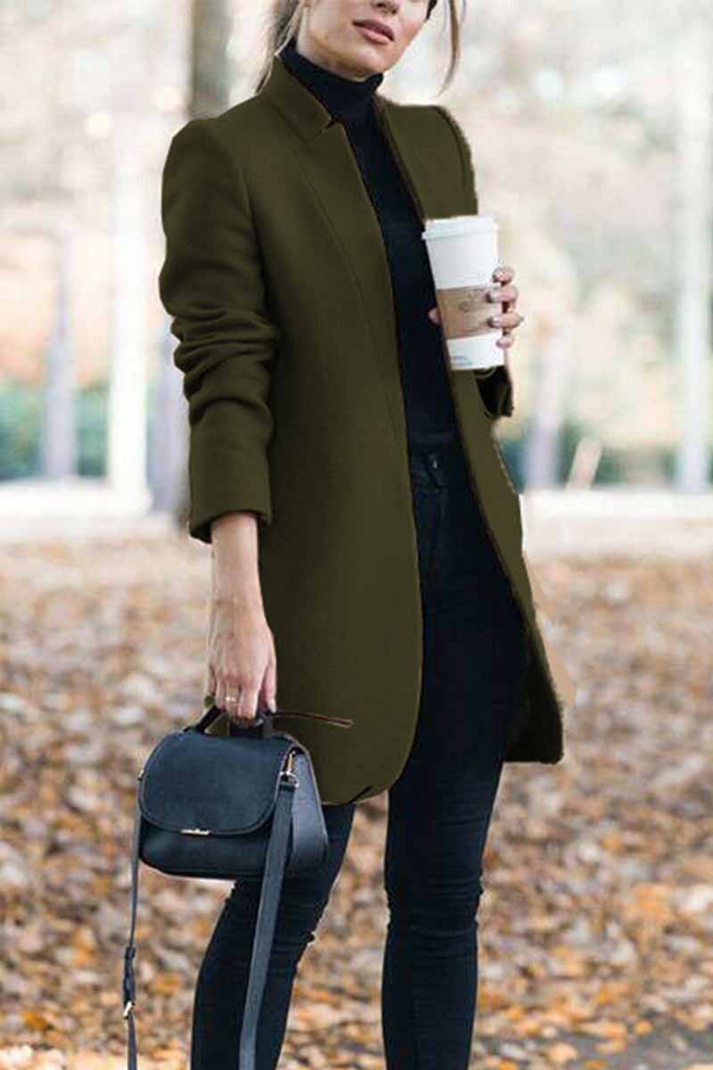 Mirla | Elegant kappa med ståkrage-Eva Jonsson