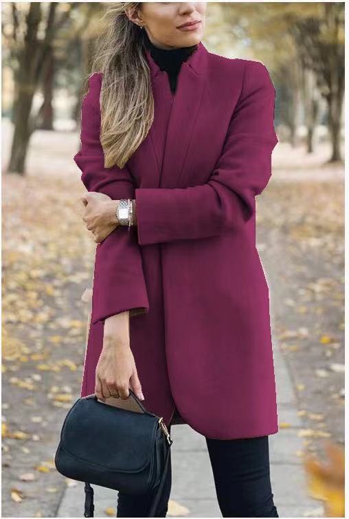 Mirla | Elegant kappa med ståkrage-Eva Jonsson