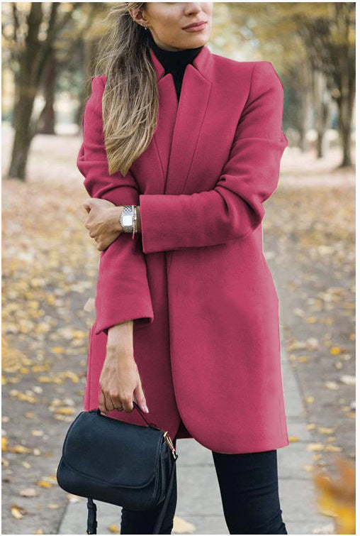 Mirla | Elegant kappa med ståkrage-Eva Jonsson