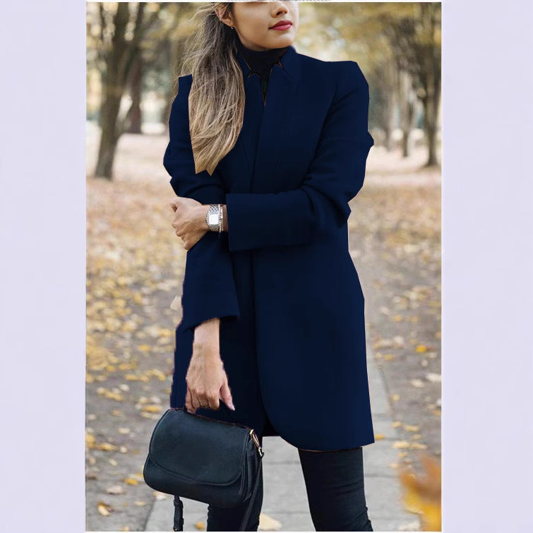 Mirla | Elegant kappa med ståkrage-Eva Jonsson