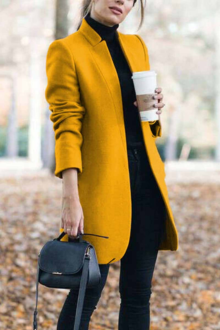 Mirla | Elegant kappa med ståkrage-Eva Jonsson