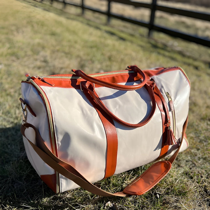 Mirla | Elegant kläders organiser axelväska i vegetabiliskt läder-Eva Jonsson
