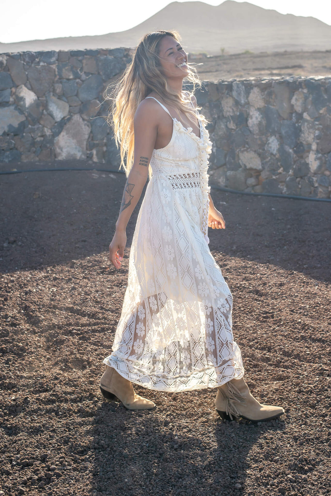 Mirla | Elegant klänning i boho-stil-Eva Jonsson