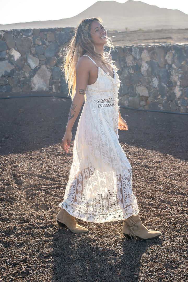 Mirla | Elegant klänning i boho-stil-Eva Jonsson