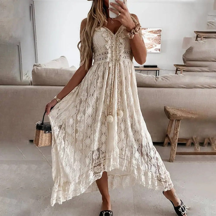 Mirla | Elegant klänning i boho-stil-Eva Jonsson