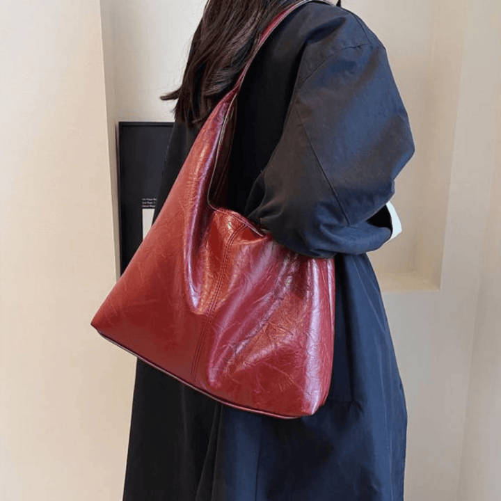 Mirla | Elegant läderaxelväska för kvinnor-Eva Jonsson