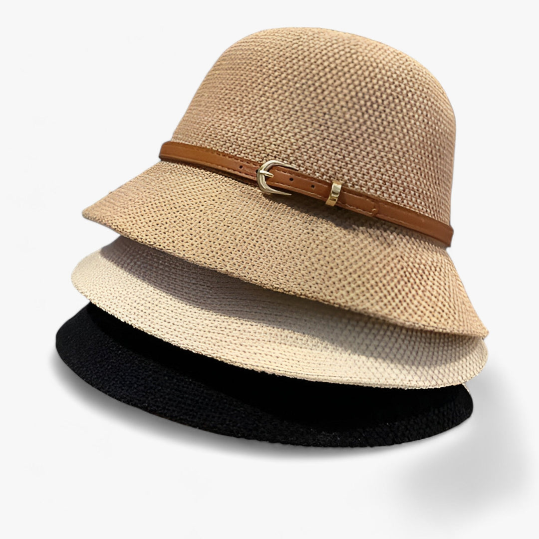 Mirla | Elegant linne-solhatt - Lätt att vika & UV-skydd-Eva Jonsson