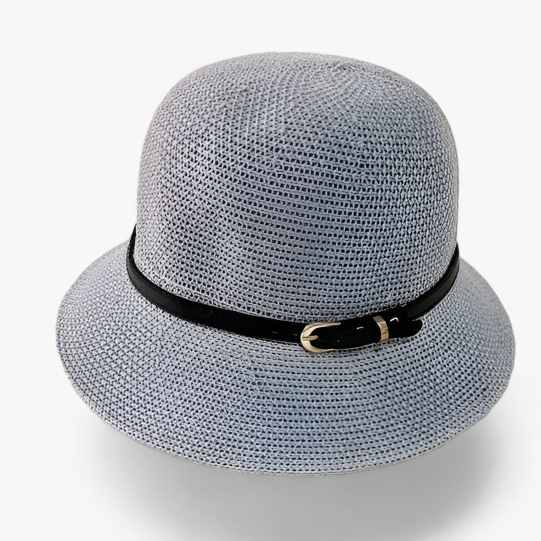 Mirla | Elegant linne-solhatt - Lätt att vika & UV-skydd-Eva Jonsson