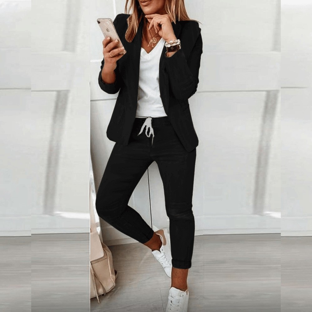 Mirla | Elegant och Bekväm Blazer Set-Eva Jonsson