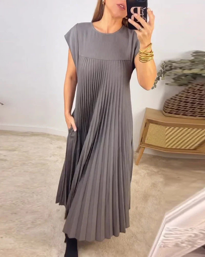 Mirla | Elegant plisserad klänning-Eva Jonsson