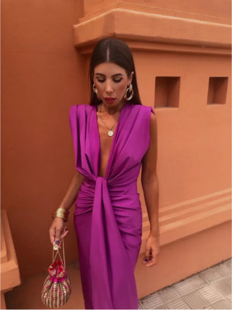 Mirla | Elegant plisserad klänning-Eva Jonsson