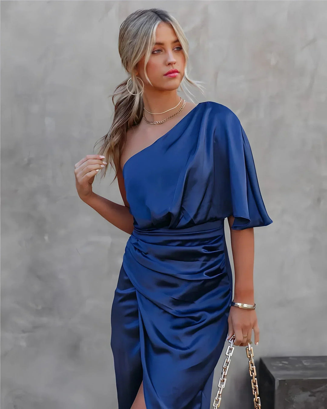 Mirla | Elegant sidenklänning-Eva Jonsson
