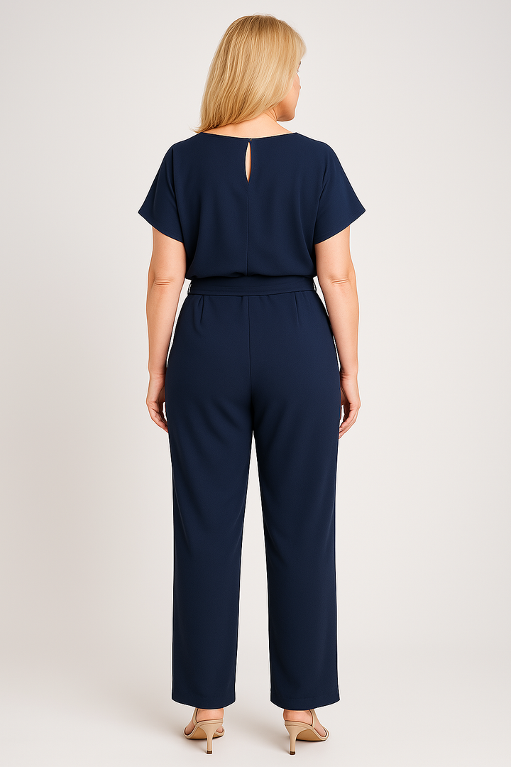 Mirla | Elegant sommar jumpsuit med midjebälte-Eva Jonsson
