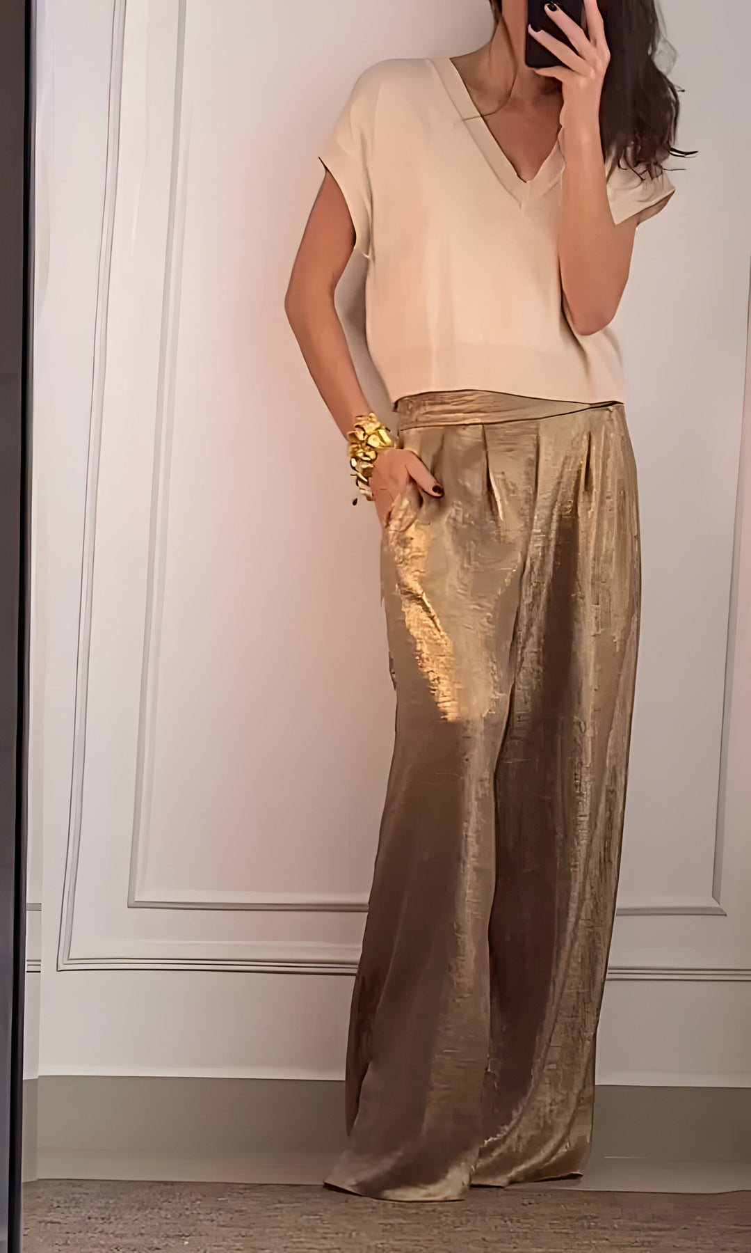Mirla | Elegant topp och byxor-Eva Jonsson