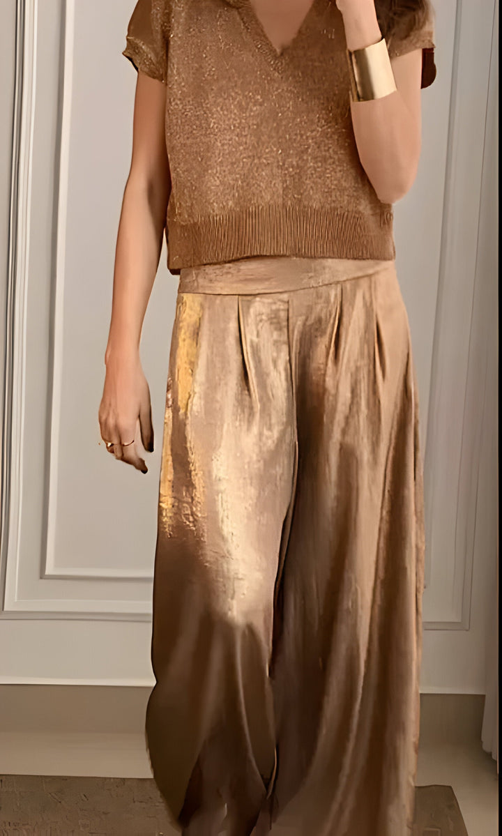 Mirla | Elegant topp och byxor-Eva Jonsson