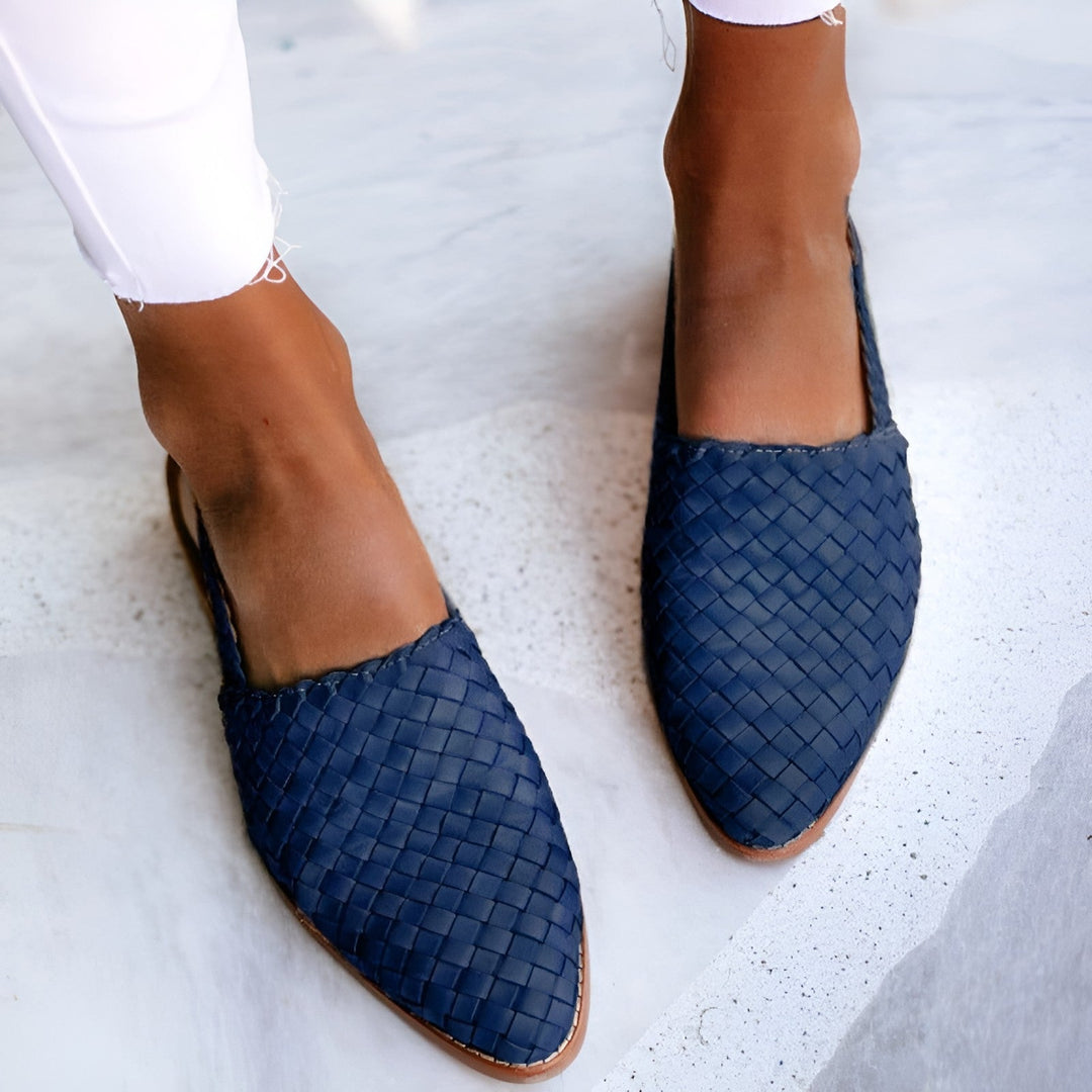 Mirla | Eleganta Ortopediska Flät Sandaler-Eva Jonsson