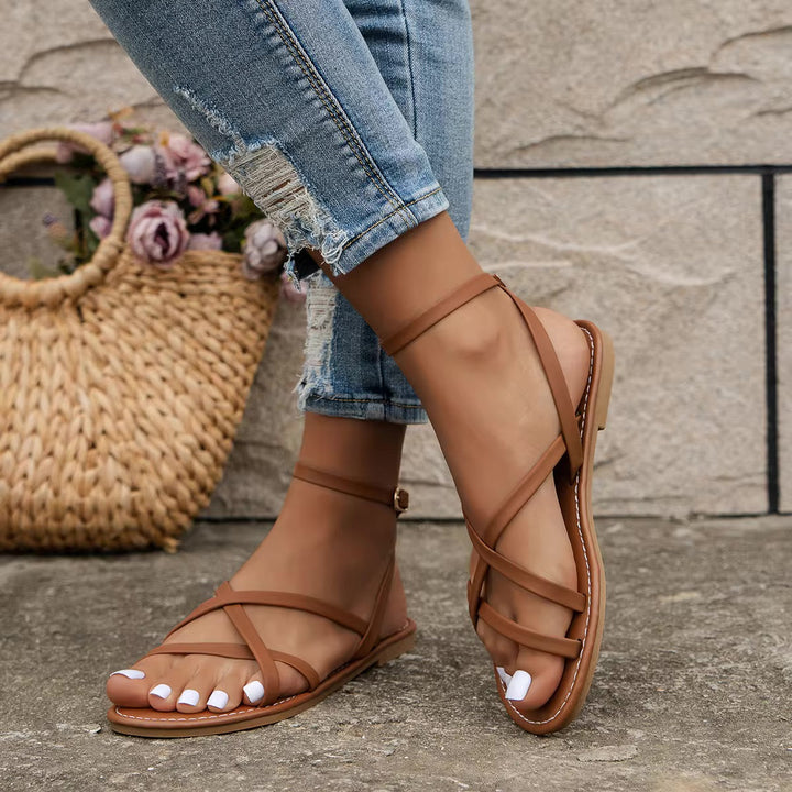 Mirla | Eleganta Romerska Strand Modiska Sandaler Damer Sommar-Eva Jonsson