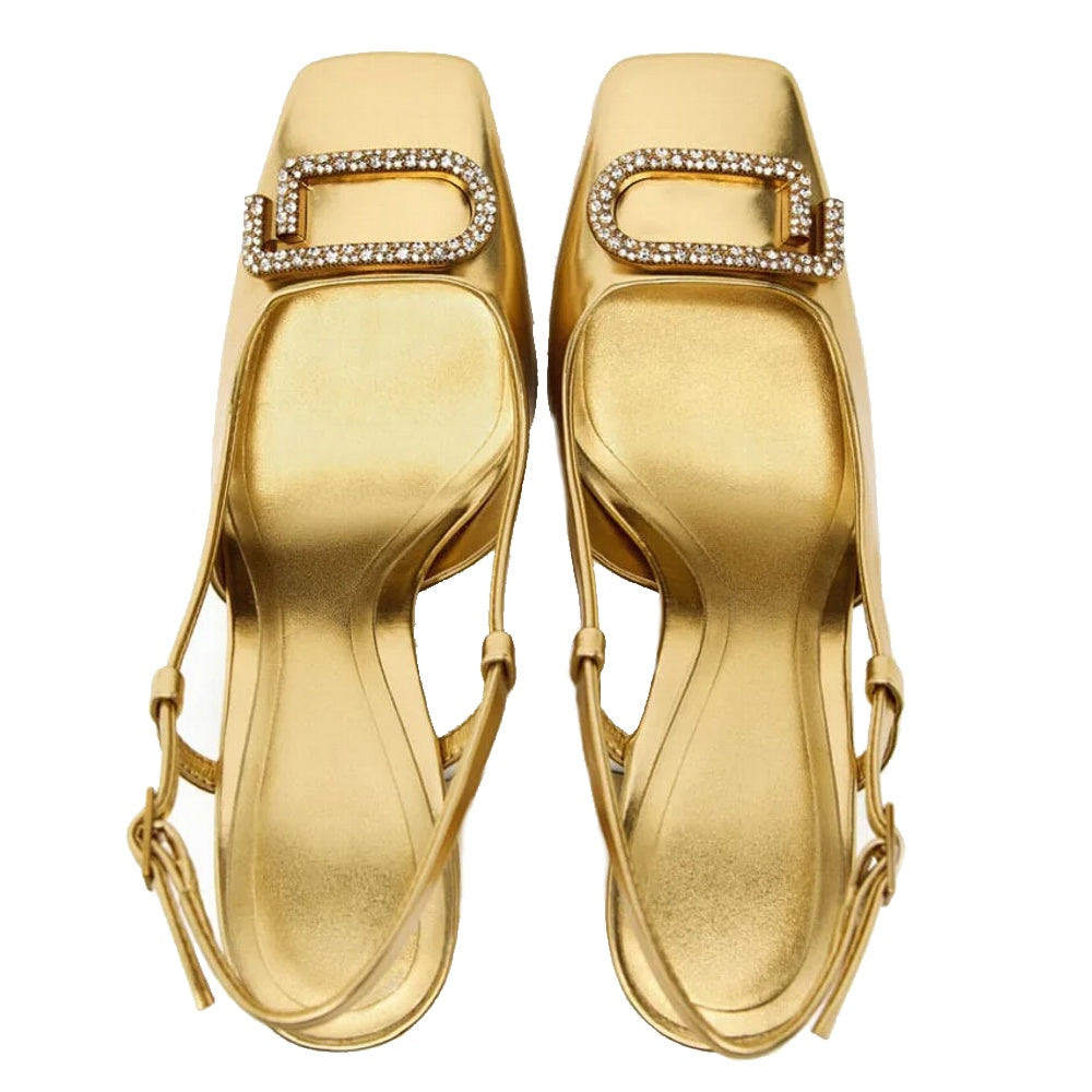 Mirla | Eleganta dam Sling Back skor Moderna kontor Höga klackar-Eva Jonsson
