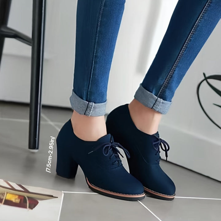 Mirla | Eleganta dampumpar med chunky klack-Eva Jonsson