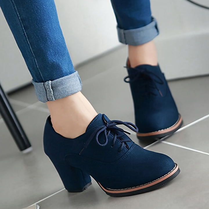 Mirla | Eleganta dampumpar med chunky klack-Eva Jonsson