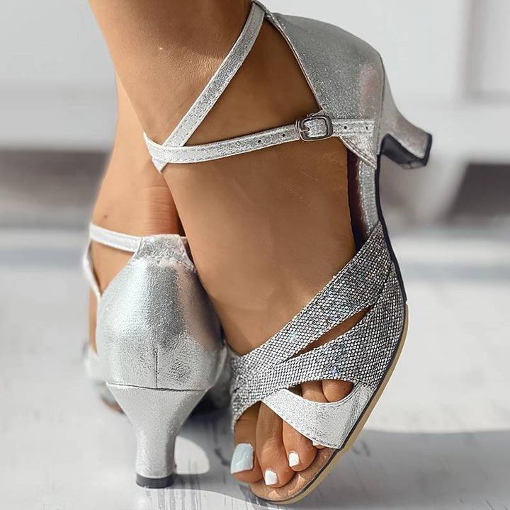 Mirla | Eleganta paljett-sandaletter-Eva Jonsson