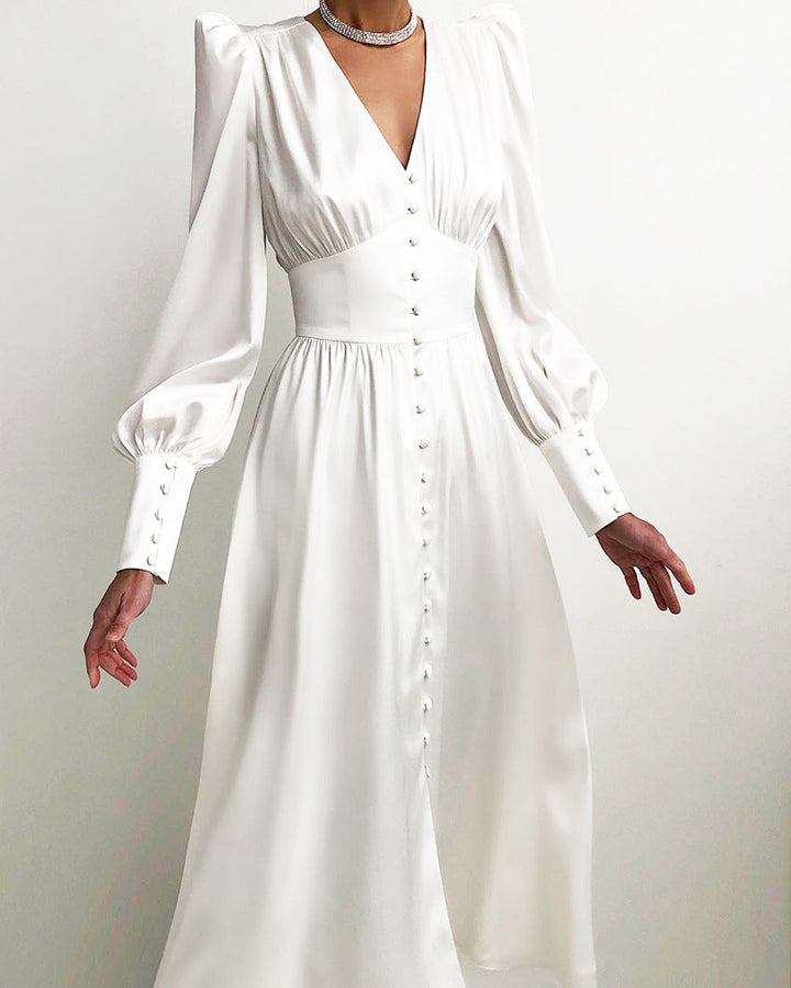 Mirla | Eleganta satinklänningar-Eva Jonsson