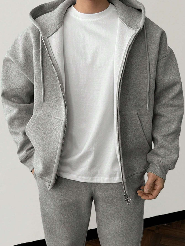Mirla | Enfärgad Hoodie och Byxor för Herrar-Eva Jonsson
