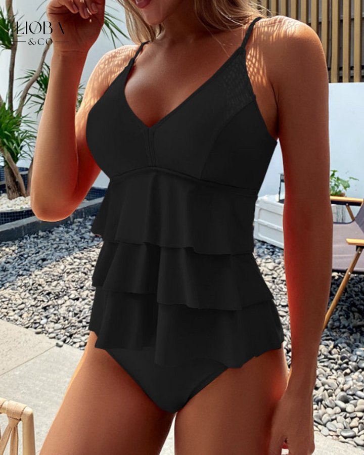 Mirla | Enfärgad tankini-Eva Jonsson