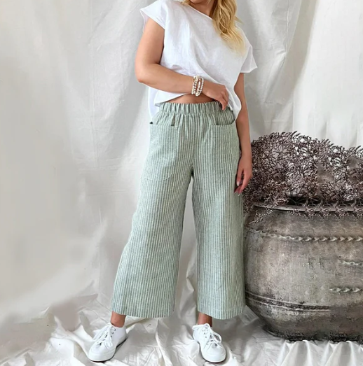 Mirla | Enkelt Randig Culotte Danife-Eva Jonsson