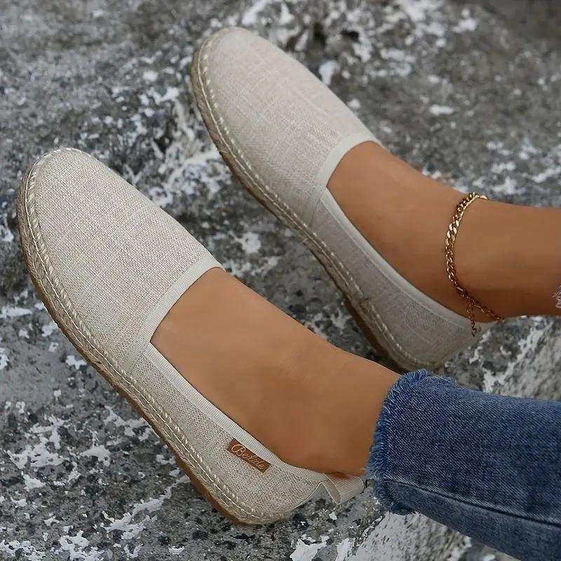 Mirla | Espadrilles, Platt, Lätt, Segeltöjskor, Skor för Sommaren-Eva Jonsson