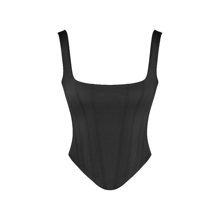 Mirla | Fairy Pink Satin Longline Korsett-Eva Jonsson