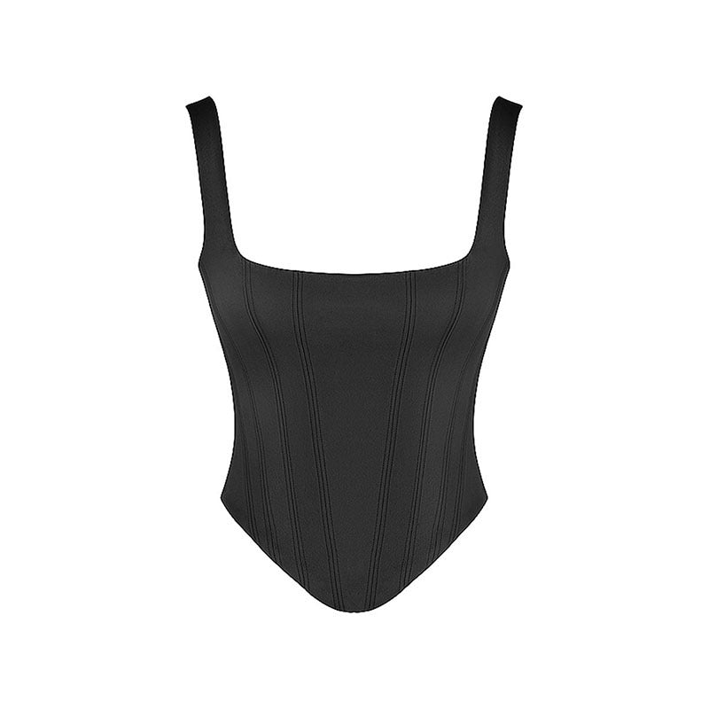 Mirla | Fairy Pink Satin Longline Korsett-Eva Jonsson