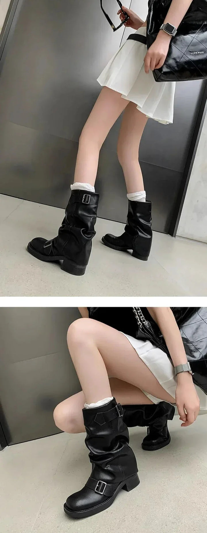 Mirla | Fåll Mid-Calf Stövlar-Eva Jonsson